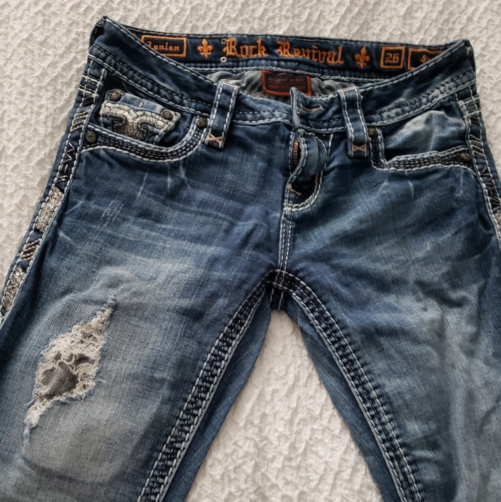 Rock Revival straight leg Jean's size 26